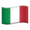 Italy emoji on Apple